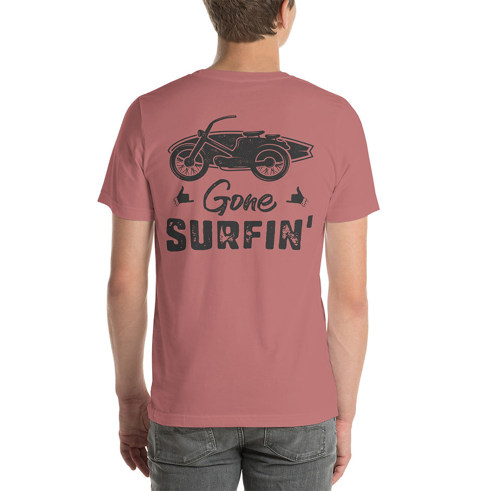 Thumbnail: Coast Life Gone Surfin Short-Sleeve Unisex T-Shirt