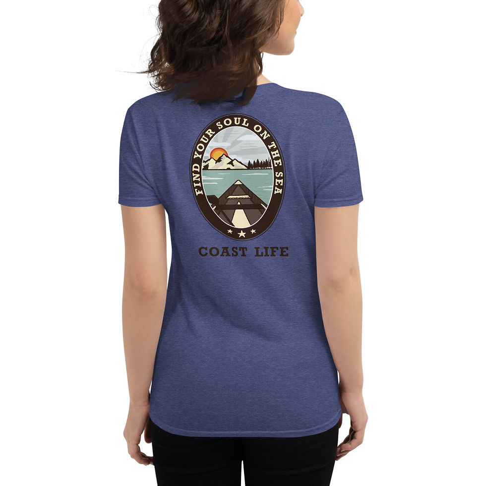 Coast Life Find Your Soul Women's Short Sleeve T-shirt