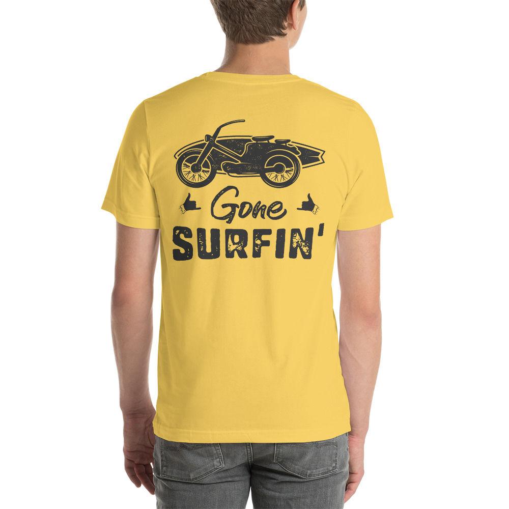Coast Life Gone Surfin Short-Sleeve Unisex T-Shirt