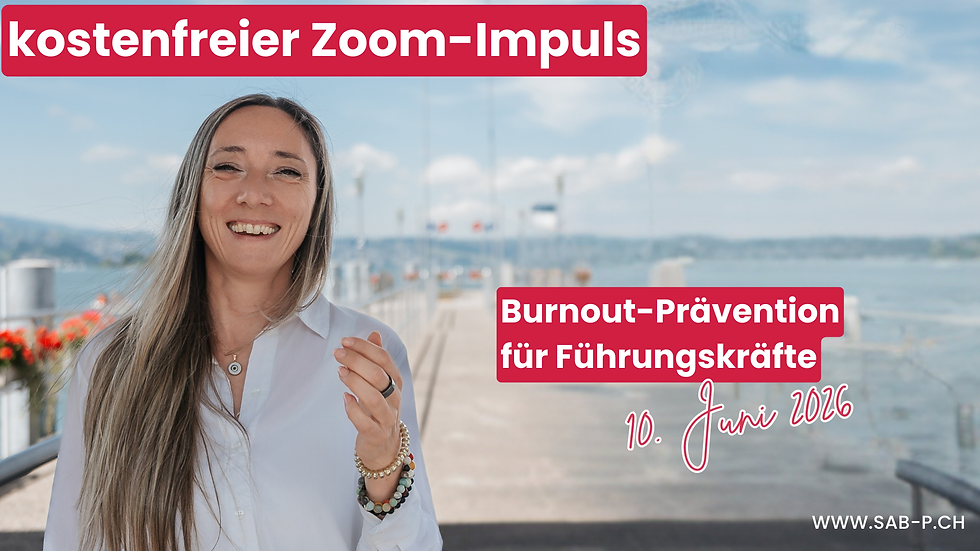 Kostenfreier Zoom-Impuls: Burnout-Prävention für Führungskräfte – gesund führen im Alltag