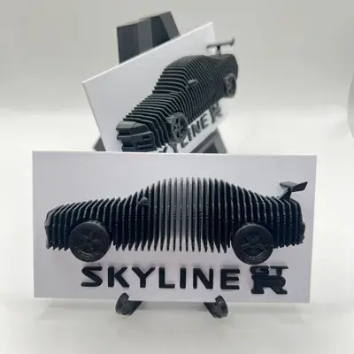 Thumbnail: Nissan Skyline R34 GT-R Layered Sculpture