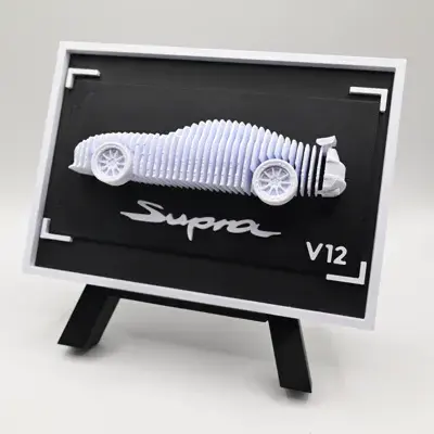 Thumbnail: Toyota Supra V12 Layered Sculpture