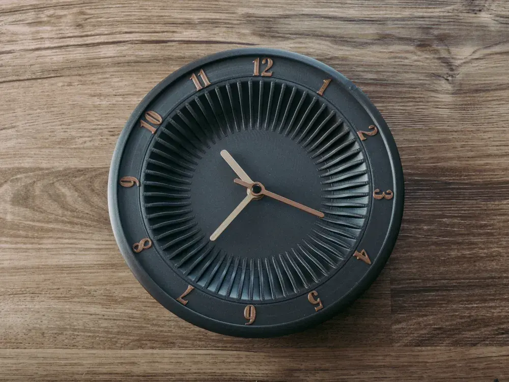 Premium Round Geometric Wall Clock