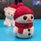 Thumbnail: Knitted Style Snowman Figurine