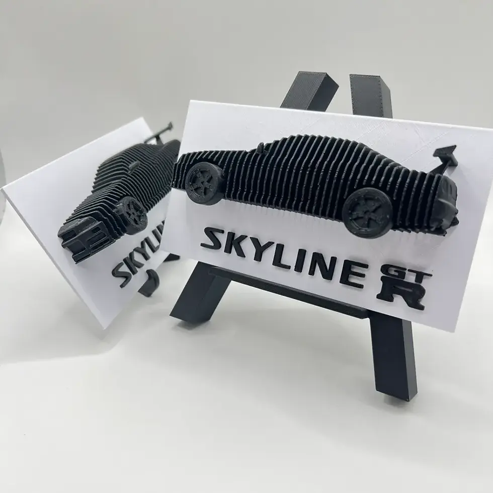 Thumbnail: Nissan Skyline R34 GT-R Layered Sculpture