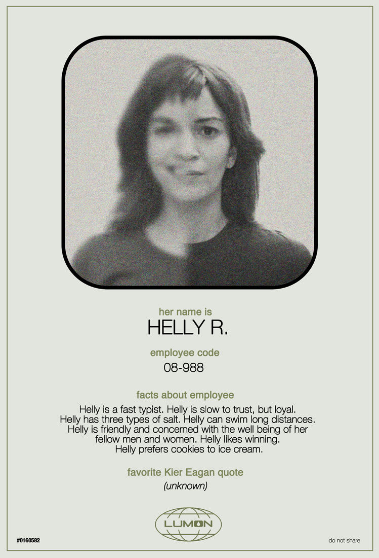 TRADING CARD- HELLY