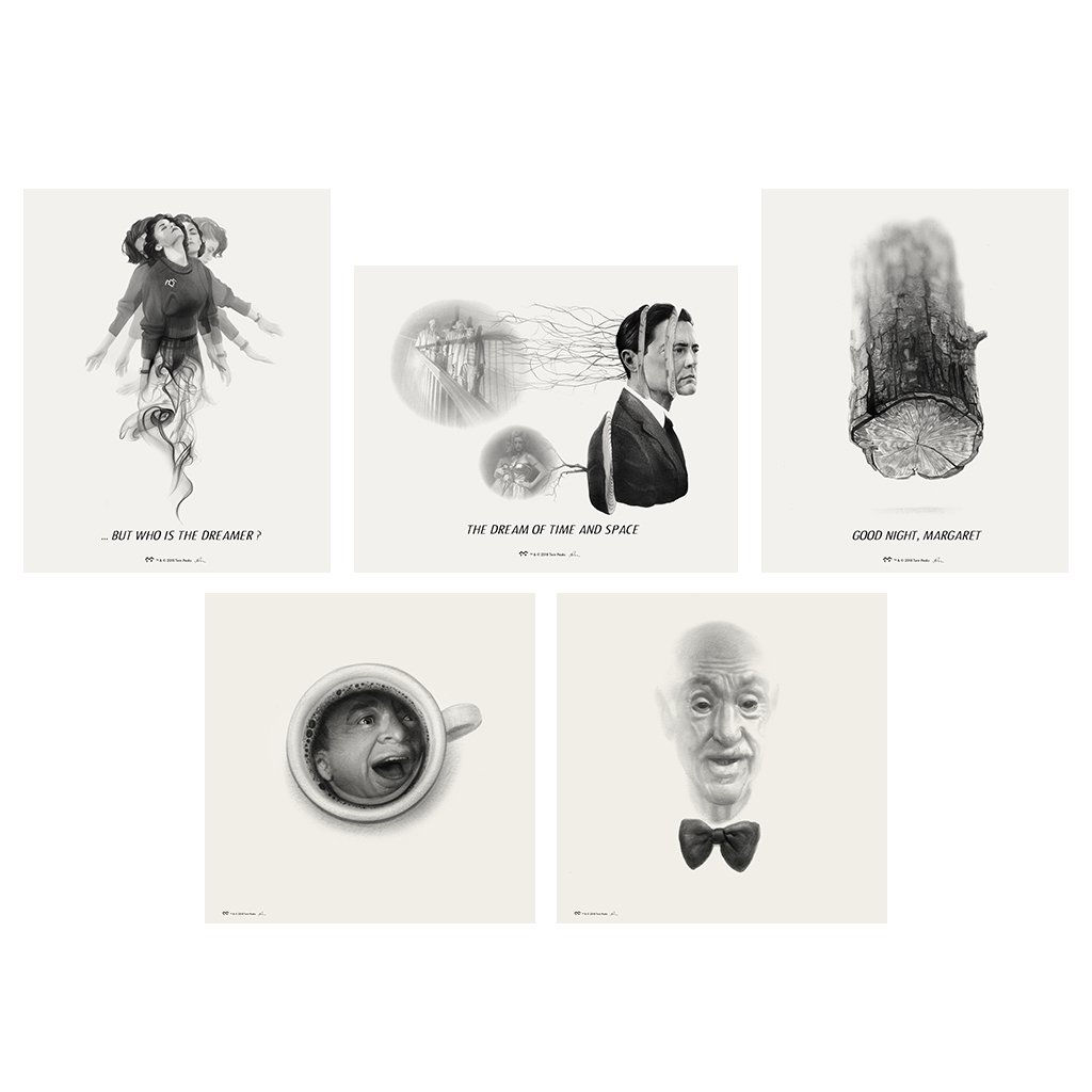 A TWIN PEAKS INTERPRETATION AP giclee set #8
