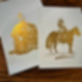 Thumbnail: SHOGUN:  Gold Leaf original drawing "Shogun"