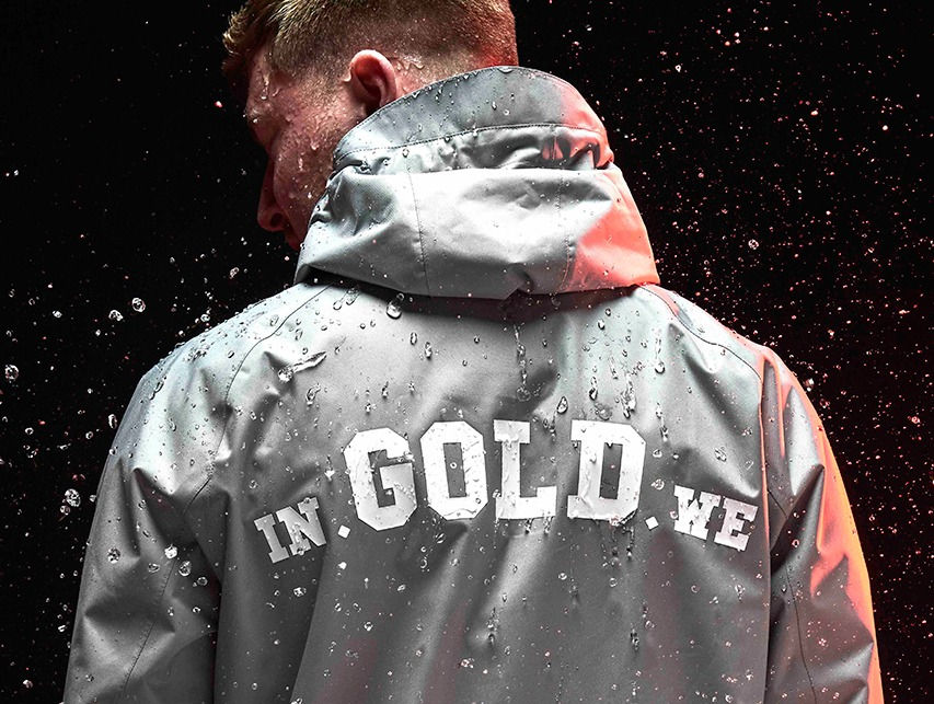 duurzame windbreaker van In Gold We Trust
