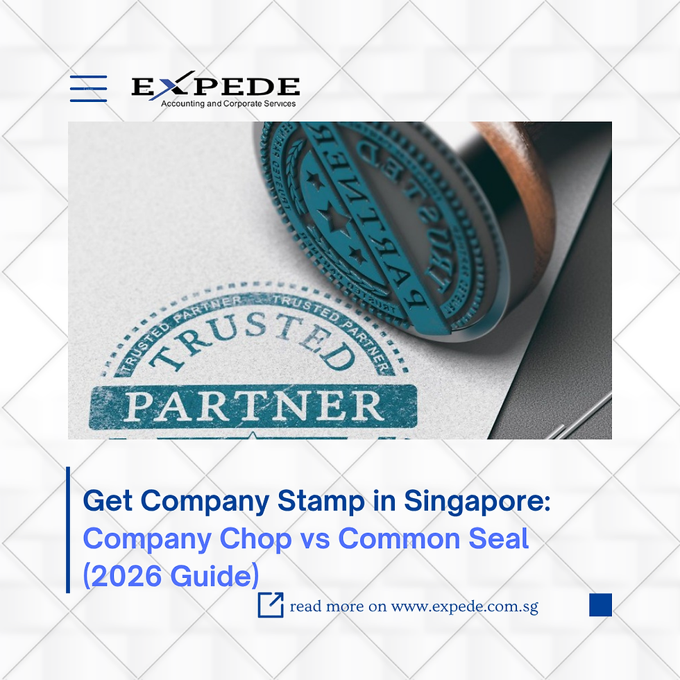 Get Company Stamp in Singapore: Company Chop vs Common Seal (2026 Guide)