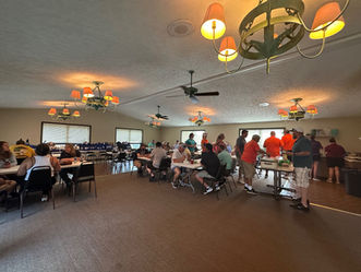 People gathered in a room for an event