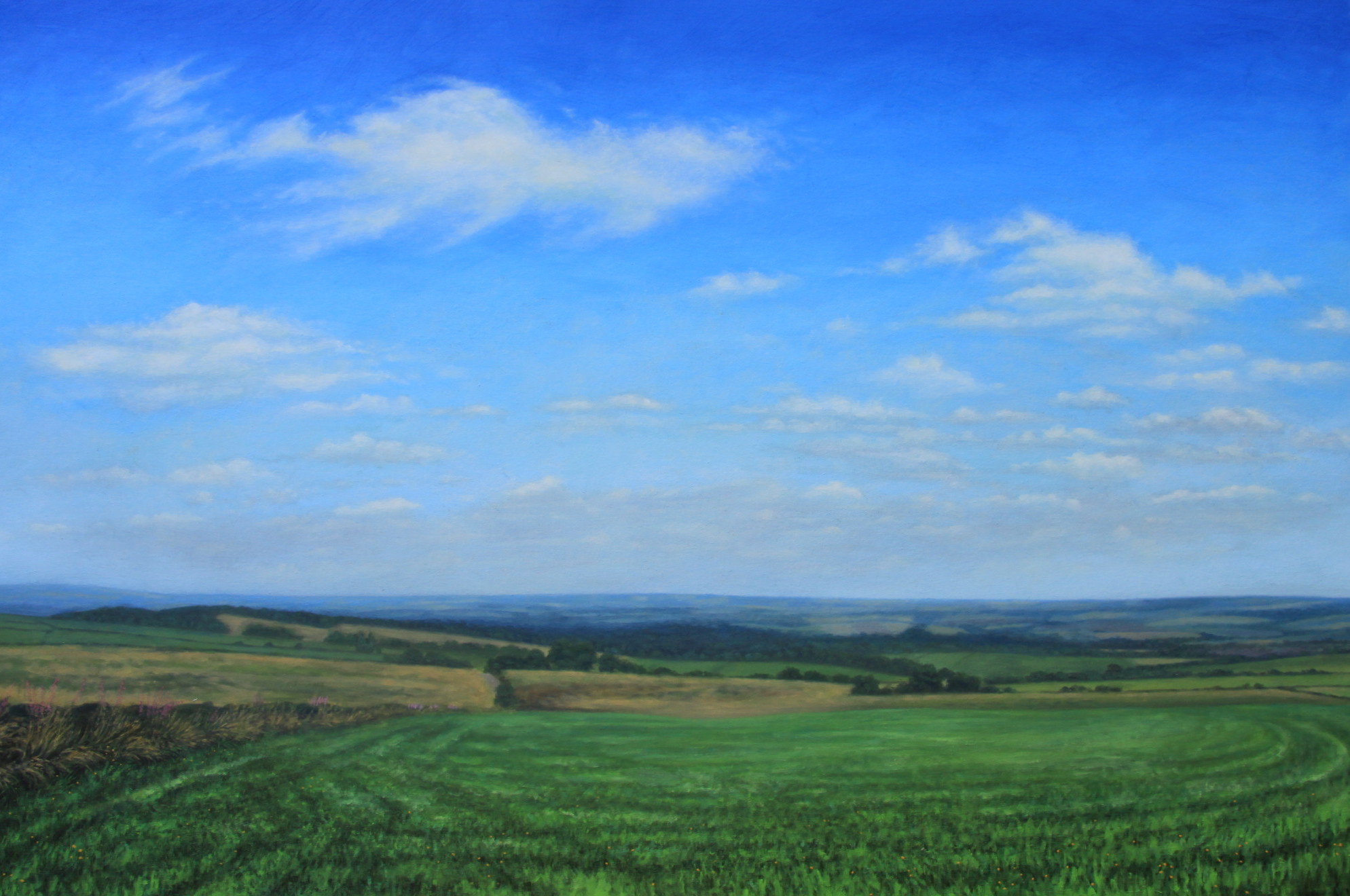 View from Ashover Rock to Clay Cross