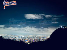 Panorámica nocturna de Bogotá desde la vía que conduce a Choachí, Ubaque y Fómeque