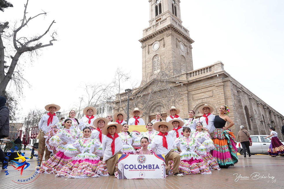 Agrupación Artística Matices brilló en Chile representando a Colombia y llevando en alto a Cundinamarca