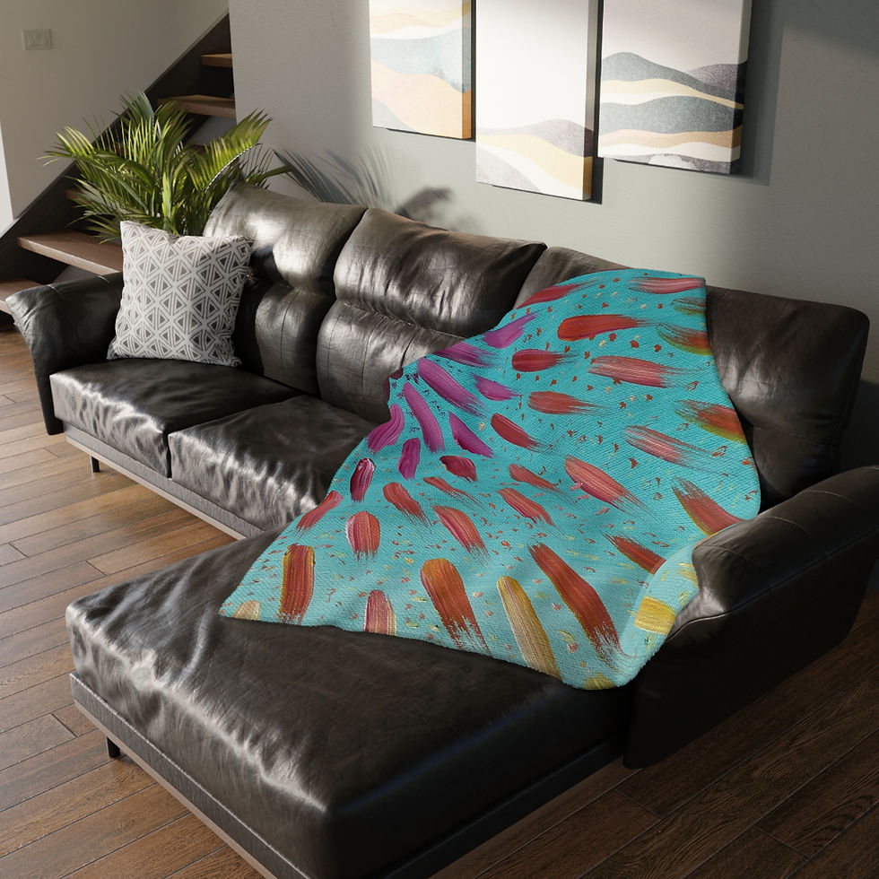 Thumbnail: Super Sun Velvet Blanket — Two-Sided Microfiber Throw