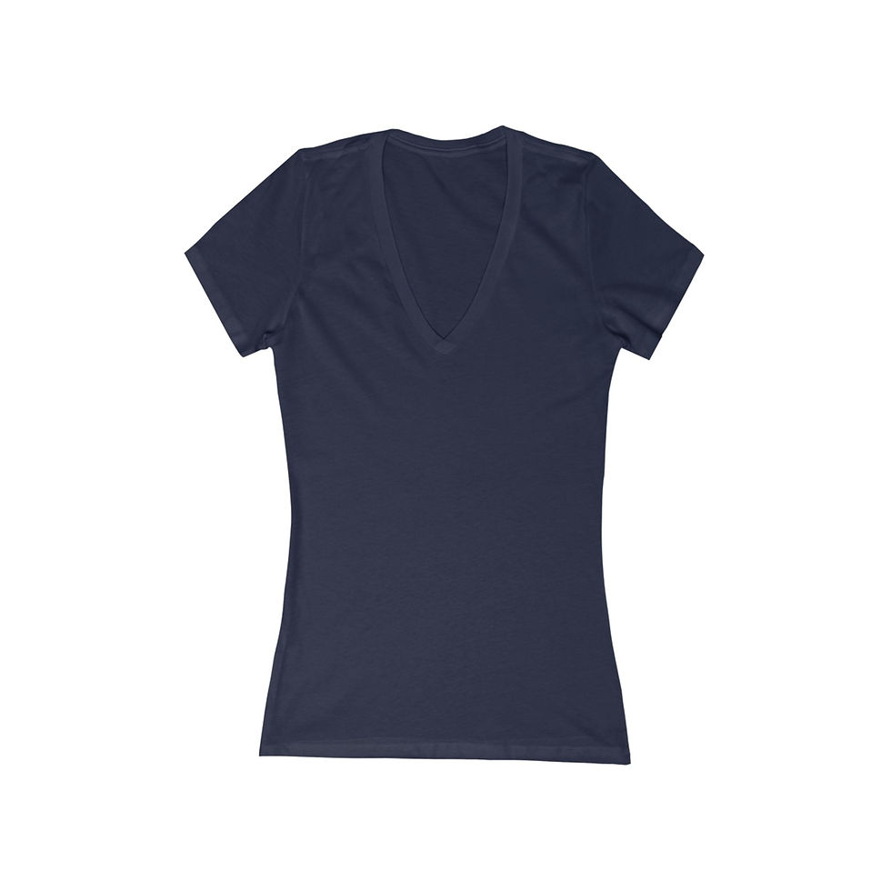 Thumbnail: Tee Deep V Neck Womens Shaped If Not Love Then What