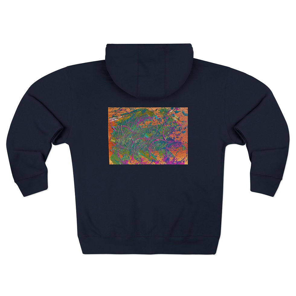Thumbnail: Beautiful Chaos Vibrant Zip Hoodie