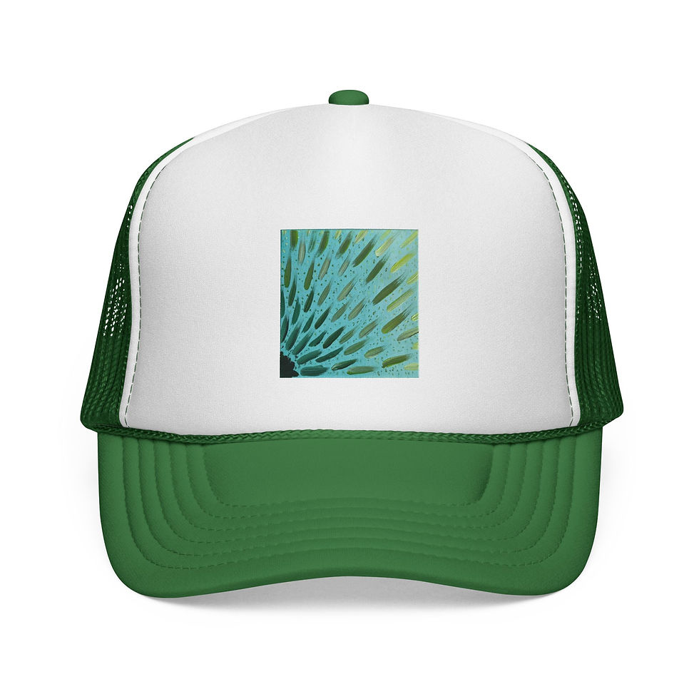 Thumbnail: Trucker Cap Snap Back Super Sun Green