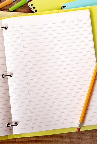 Notebook And Pencils
