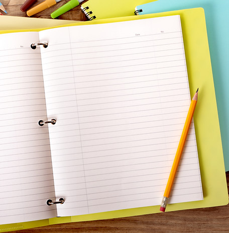 Notebook And Pencils