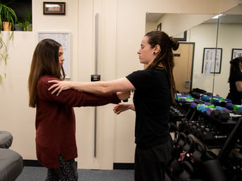 Patient receiving physical therapy to improve temporomandibular joint disease in Burlington, MA 