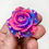 Thumbnail: Milky Galaxy Rose Keychain! Glows in UV light!