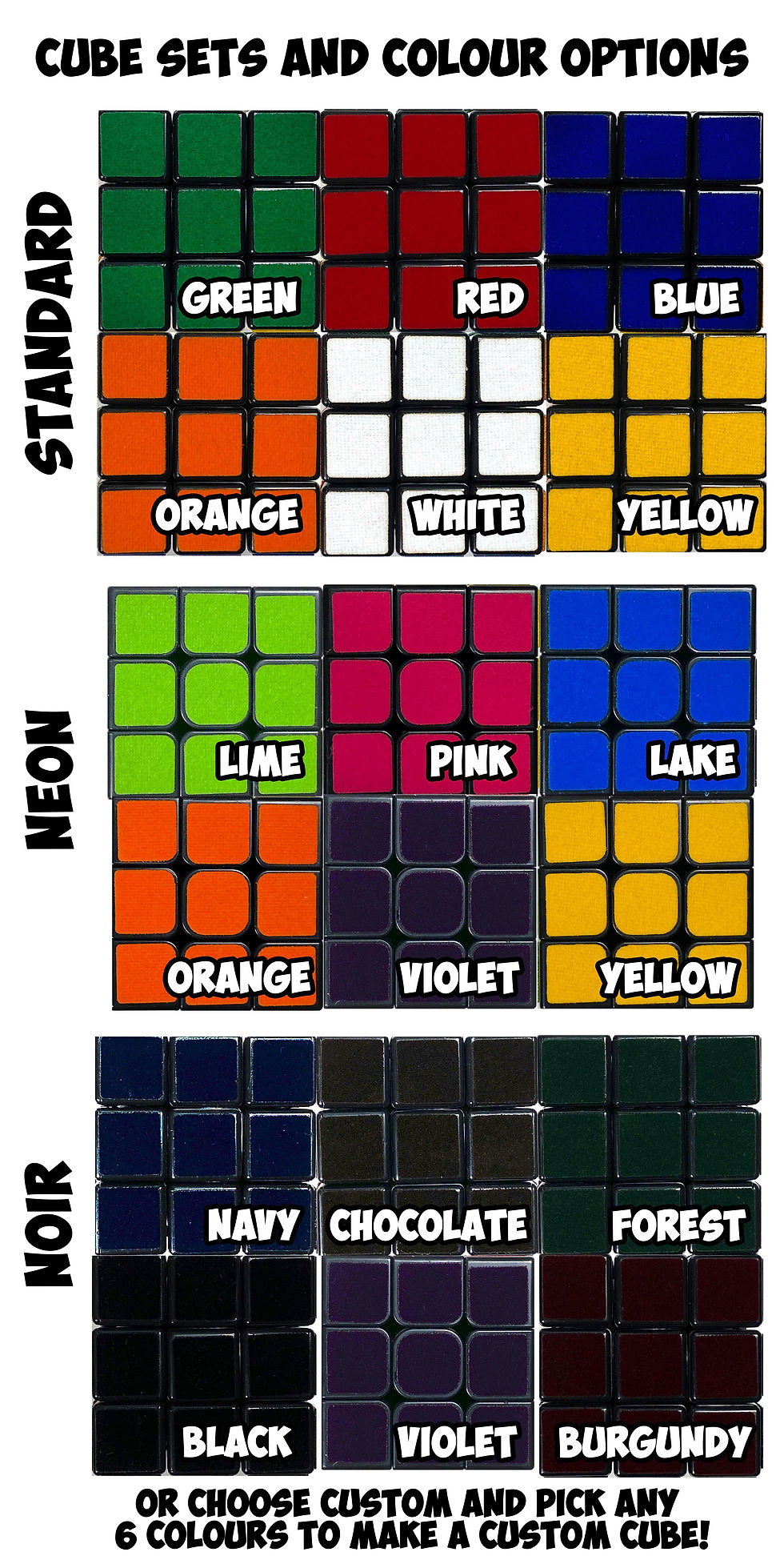 Thumbnail: 3x3 Tactile Velvet Custom Puzzle Cubes ~ Soft Velvet Cube