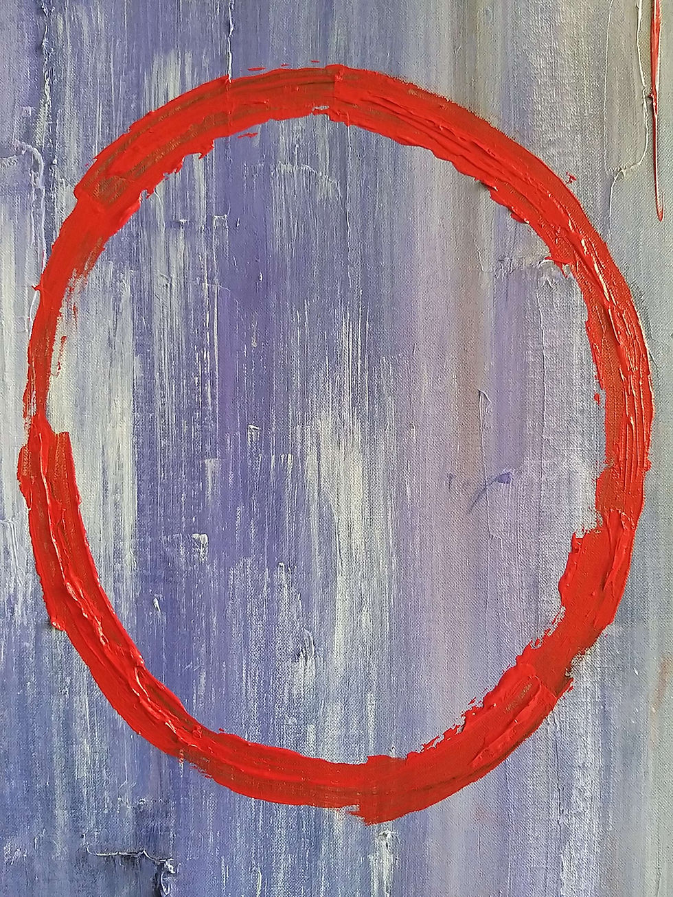 Thumbnail: Red circle painting
