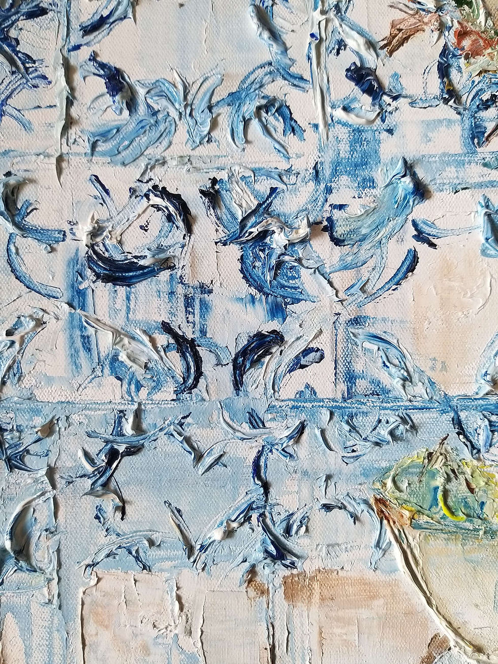 Thumbnail: Azulejo original Interior contemporary painting