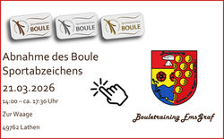 Flyer Boulesportabzeichen EmsGraf