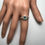 Miniatura: 0.50ct Natural Alexandrite colour change 925 Silver / Gold/ ring