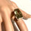 Miniatura: 12.95ct Natural Colour change Diaspore 925 Silver / Gold/ Platinum ring