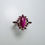 縮圖：Certified 4.30cts Red star ruby Silver/ Gold / Platinum ring