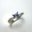 Miniatura: Natural Blue Tanzanite 925 Silver/ Gold/ Platinum heart engagement  ring