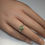 サムネイル： 1.1ct Natural Demantoid Garnet 925 Silver / Gold/ Platinum ring