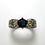 縮圖：1ct Natural Midnight purple Blue Spinel 925 Silver / Gold ring