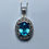 縮圖：1.85ct Natural Apatite Silver / Gold / Platinum pendant on chain