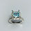 縮圖：2.45ct Natural Paraiba Blue Zircon 925 Silver / Gold/ Platinum ring