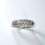 縮圖：SALE: Cubic zirconia 925 Sterling Silver ring upto size O or 7.5
