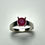 縮圖：1.35cts Natural Ruby 925 Silver / Gold/ Platinum ring