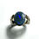 サムネイル： 2.5cts Natural Australian Black Opal Silver / Gold / Platinum ring
