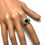 Thumbnail: 1.15ct Natural Indicolite Tourmaline 925 Silver / Gold/ engagement ring