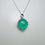 縮圖：16.5cts Natural Chrysoprase 925 Silver / Gold pendant on chain