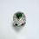 縮圖：Rare 1.65ct Natural Chrome tourmaline Green 925 Silver / Gold ring
