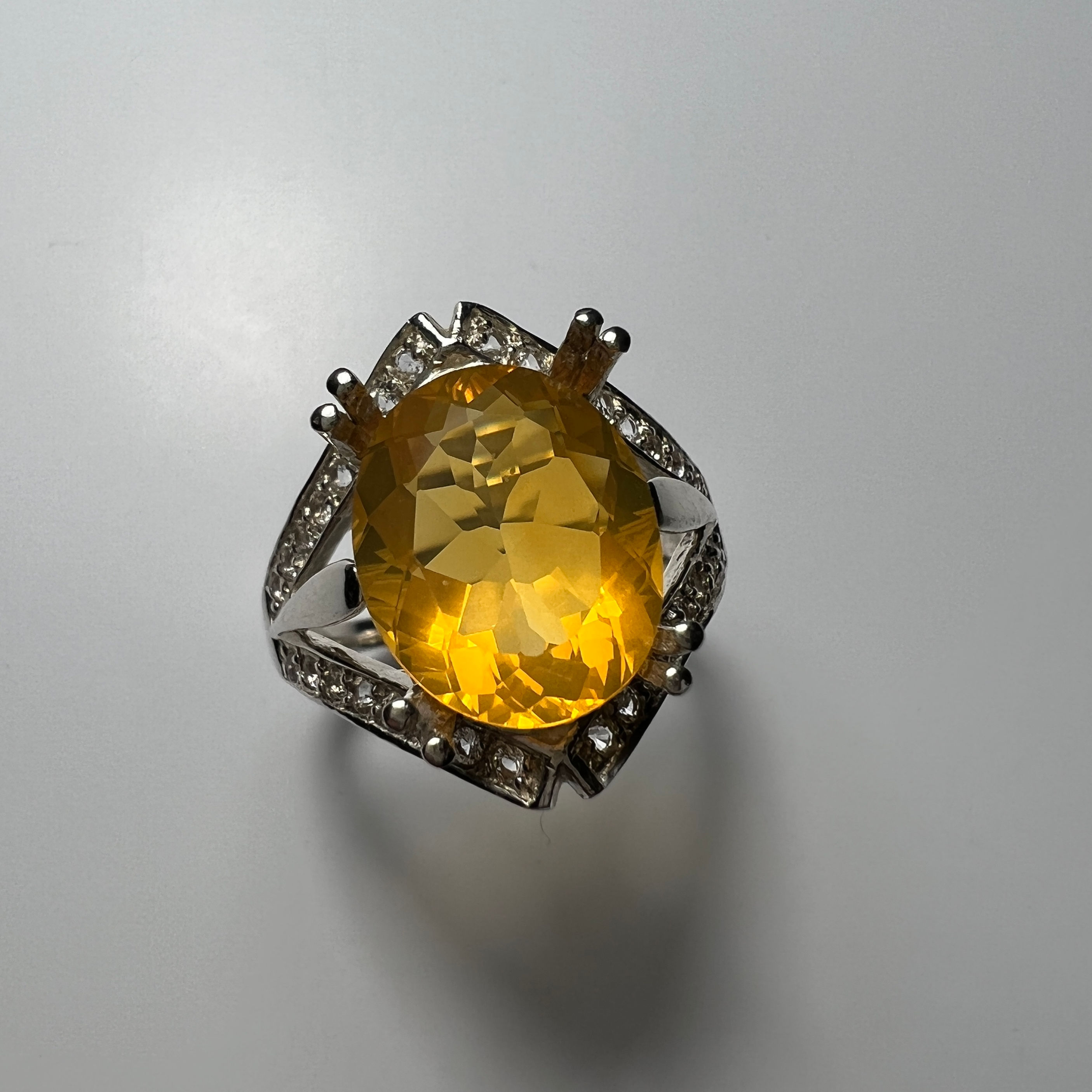 Certified 3.65ct Natural Mexican Fire Opal 925 Silver / Gold/ Platinum ring