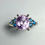 縮圖：3.25ct Natural Patroke Pink Kunzite 925 Silver / Gold/ Platinum ring