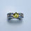 縮圖：1.1ct Natural Titanite Sphene 925 Silver / Gold/ Platinum ring