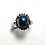 Thumbnail: Rare 2.95ct Natural Afghanite 925 Silver/ Gold/ Platinum ring