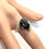 Miniatura: 3.75ct Rare Natural Dravite Brown tourmaline 925 Silver / Gold/ Platinum ring