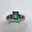 縮圖：0.7ct Natural Colombian Emerald 925 Silver / Gold/ Platinum ring
